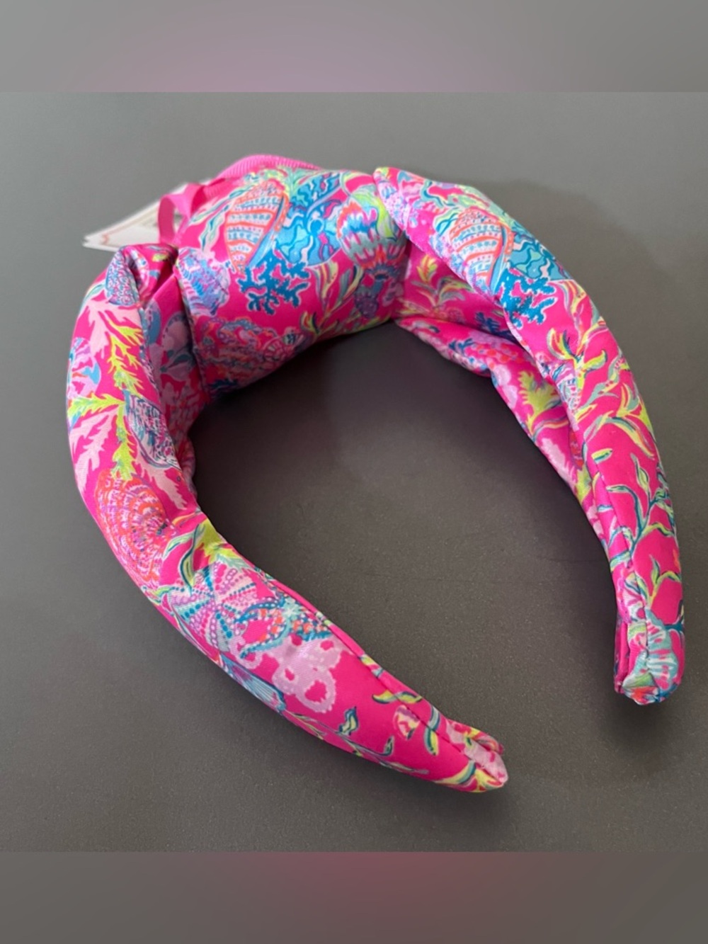 Lilly Pulitzer Hot Pink Floral Padded Headband NWT - Picture 2 of 6